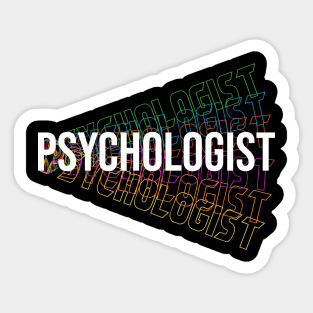 Psychologist art design Sticker